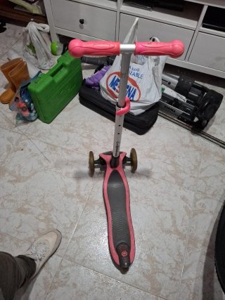 Patinete 3 ruedas niña rosa