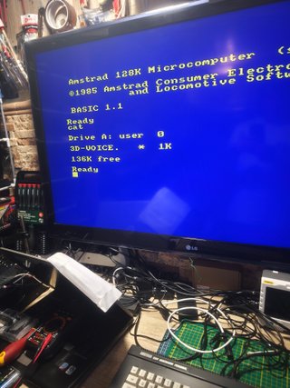 Amstrad CPC 6128 con Gotek
