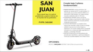 Patinete Eléctrico Negro