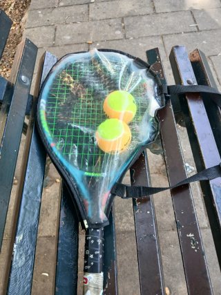 Racchetta da tennis per bambini + 2 palline