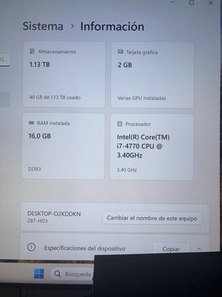PC i7 4770 4ª Gen barato