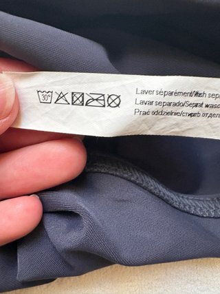 Bikini premamá azul grisáceo
