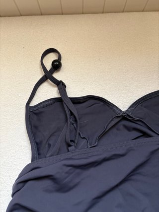 Bikini premamá azul grisáceo