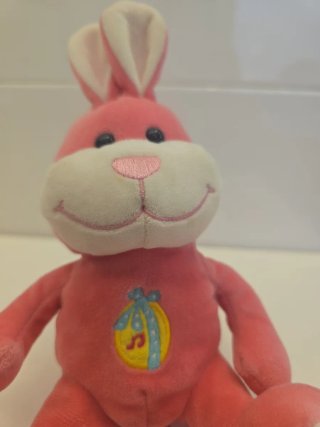 Peluche Conejo Rosa Musical