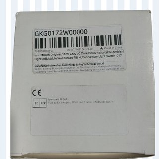 Sensor de movimiento gris y blanco