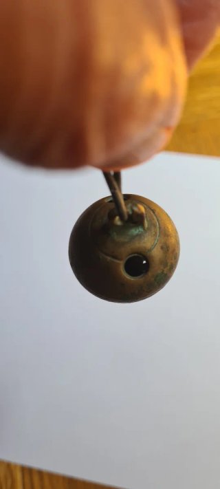 Cascabel medieval cobre