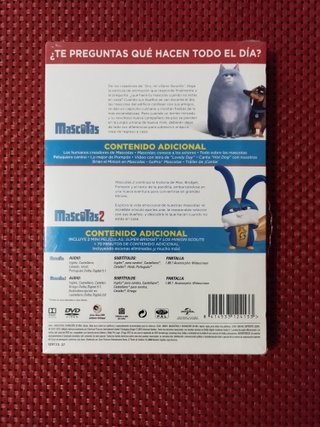 Colección DVD Mascotas 1 y 2