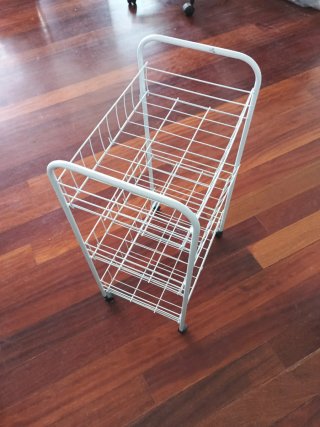 Carrito organizador blanco
