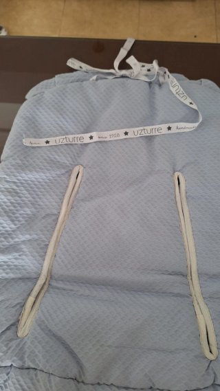 Colchoneta para silla de paseo azul