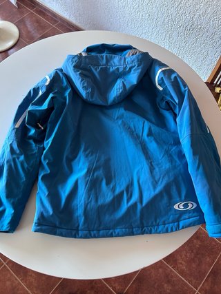 Anorak esquí Salomon azul talla M