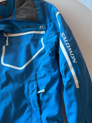 Anorak esquí Salomon azul talla M