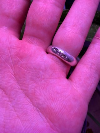 Anillo Bolas Bañado Plata Ley UNOde50