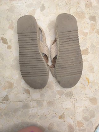 Sandalias plataforma mujer cruzadas beige