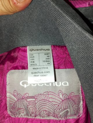 Giacca Quechua donna grigio/rosa