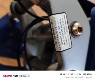 Mini Moto Eléctrica Honda Azul