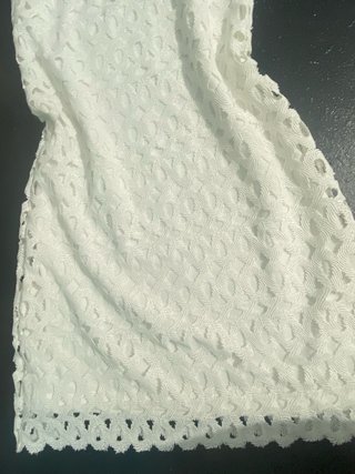 Vestido blanco de encaje