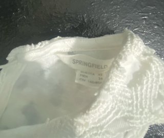 Vestido blanco de encaje