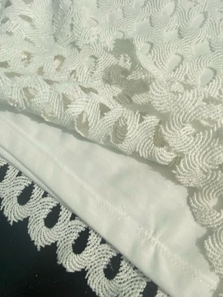 Vestido blanco de encaje