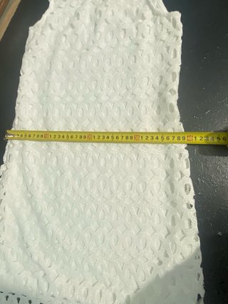 Vestido blanco de encaje
