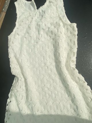Vestido blanco de encaje