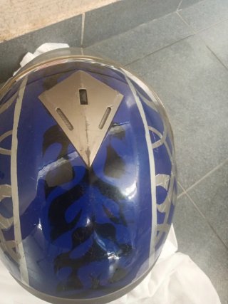 Casco LS2 Talla M Azul para Examen DGT A2