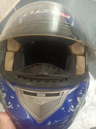 Casco LS2 Talla M Azul para Examen DGT A2