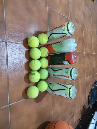 Pelotas de pádel Bullpadel y Head usadas