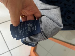 Camicia Armani Jeans Denim Fantasia Taglia M