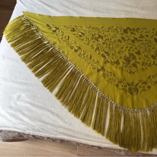 Mantoncillo de Flamenca Verde