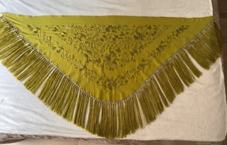 Mantoncillo de Flamenca Verde