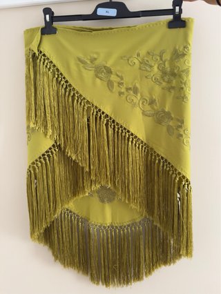 Mantoncillo de Flamenca Verde
