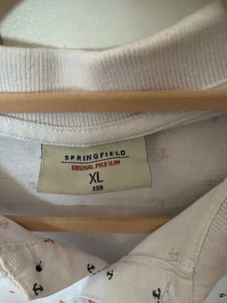 Polo Springfield Blanco Anclas