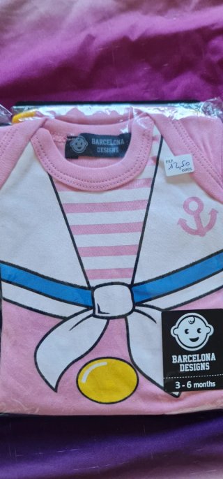 Body bebé Barcelona Designs 3-6 meses