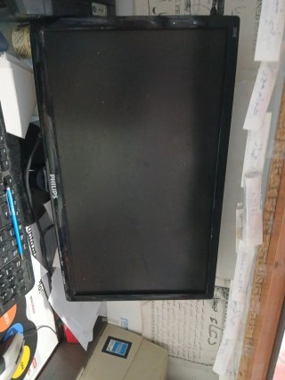 Monitor LED Philips Nero