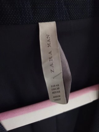 Blazer Zara Azul Marino