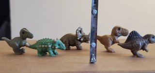 Lote 5 figuras dinosaurios juguete colección