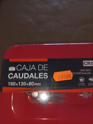 Caja Fuerte Pequeña Cris Color Roja