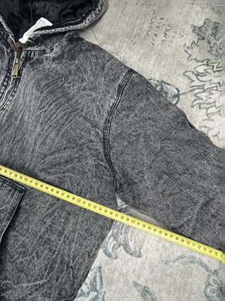 carhartt rework jacket washed grey workwear
