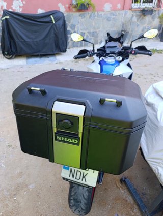 Baúl Moto SHAD TR48 Terra Black Edition