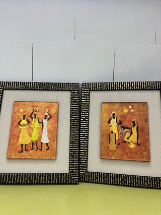 Juego de 2 cuadros decorativos