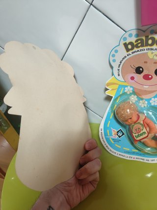 2 antiguos muñecos baberin sin abrir años 70 80
