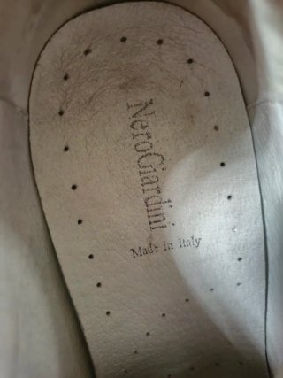Zapatillas Nero Giardini Beige/Blanco Talla 37
