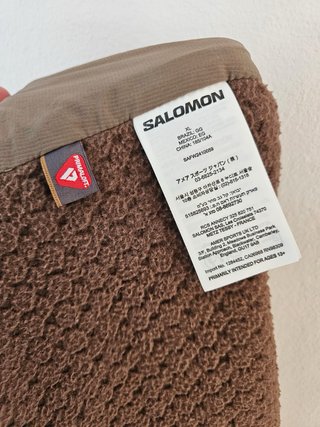 Chaqueta Sudadera Salomon Primaloft  Beige/Marrón