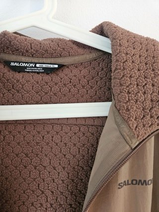 Chaqueta Sudadera Salomon Primaloft  Beige/Marrón