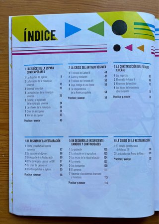 Libro Historia de España - 2do. Bach. - Edelvives.