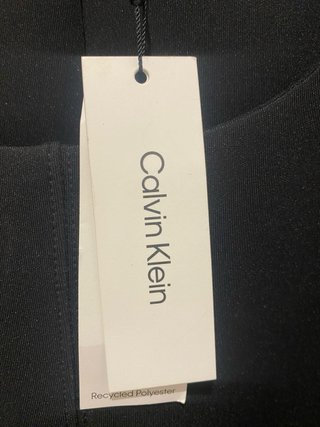 Top Calvin Klein Negro Sin Mangas