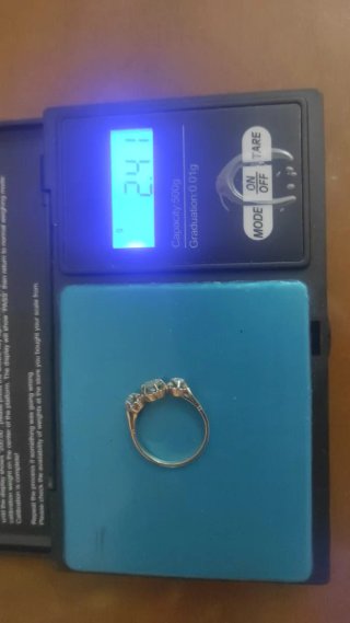 Anillo Oro Blanco con Brillantes