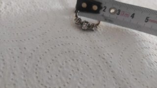 Anillo Oro Blanco con Brillantes
