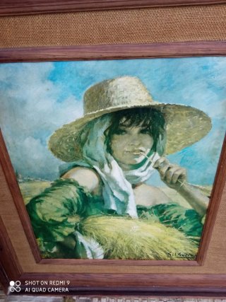 Cuadro antiguo tríptico