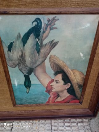 Cuadro antiguo tríptico